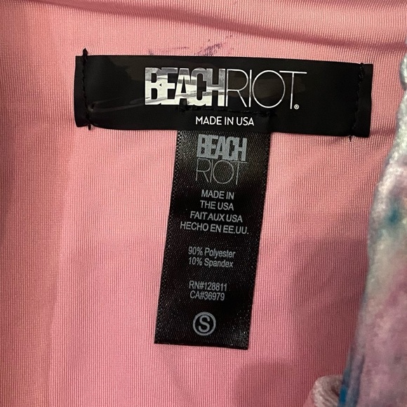 New! Beach Riot Poppy daisy candy skies tie dye bikinis bottom 24995 - Picture 5 of 8